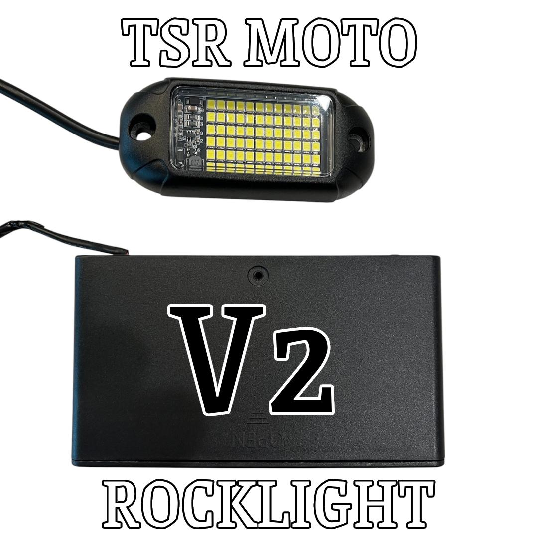 TSR Moto Battery Pack LED Rocklight V2 - Compact Battery and LED Rocklight for Electric Vehicles
