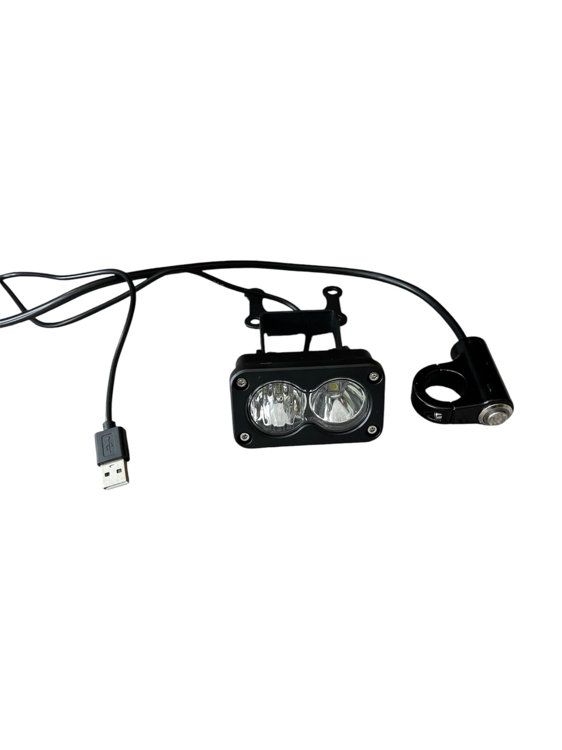TSR Moto Baja USB E-Bike/E-Moto Light - Powerful Compact USB-Powered Lighting Solution with Continuous Operation for Electric Vehicles