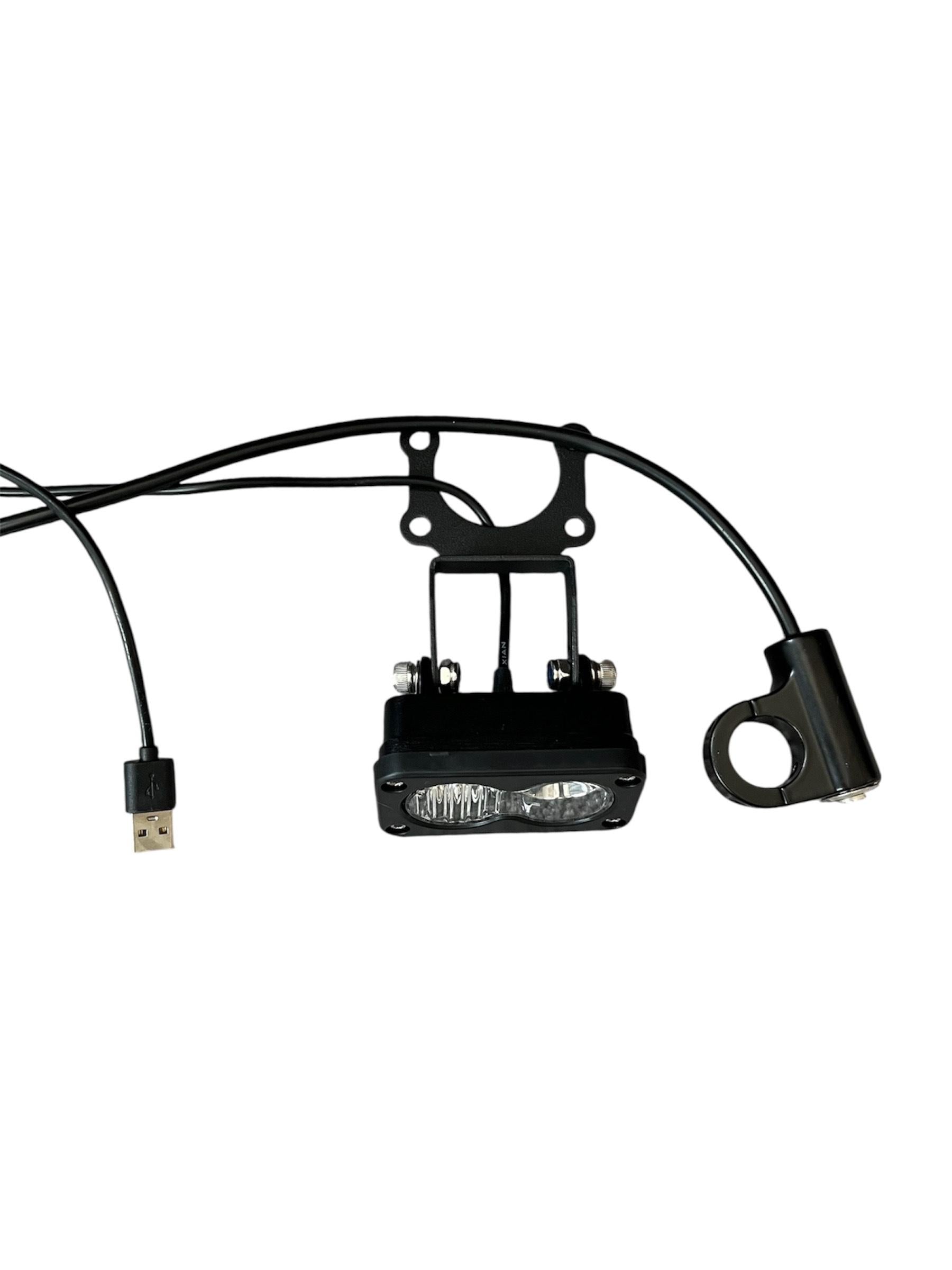 TSR Moto Baja USB E-Bike/E-Moto Light - Powerful Compact USB-Powered Lighting Solution with Continuous Operation for Electric Vehicles