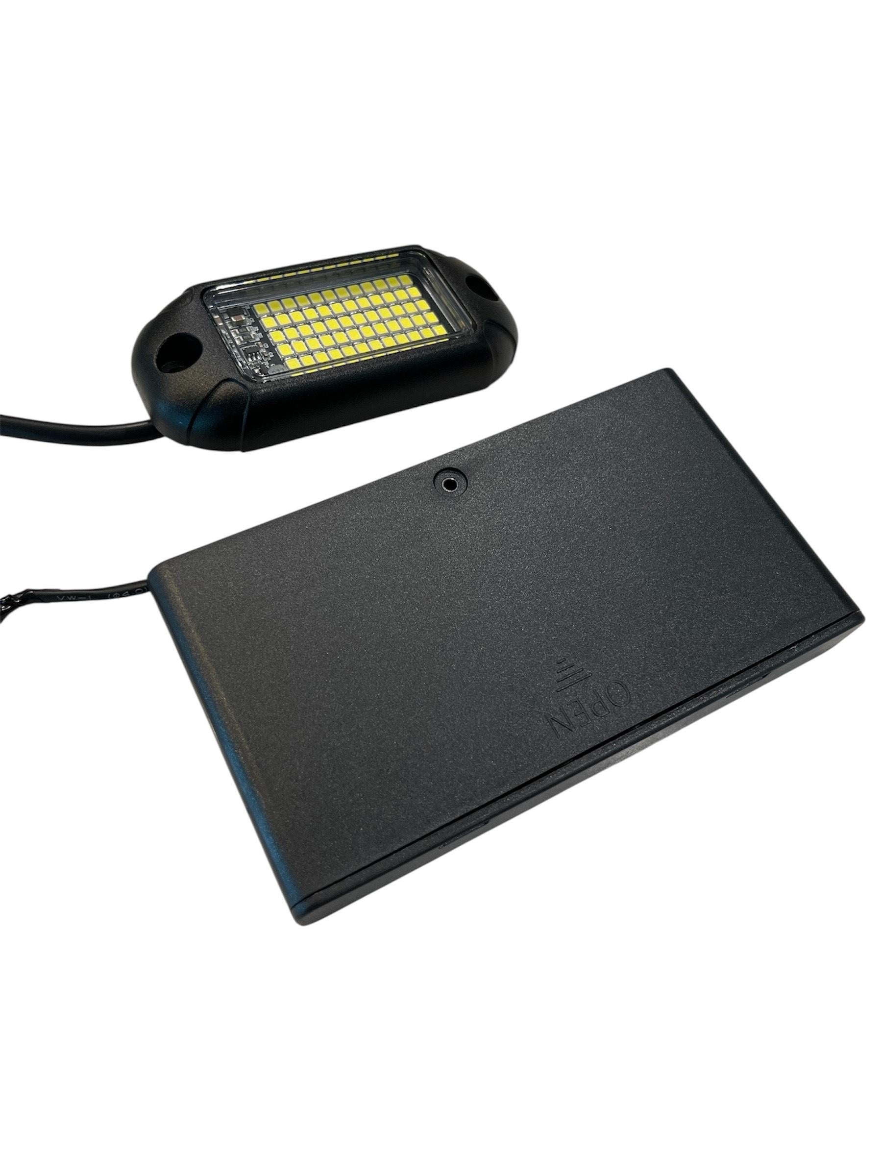 TSR Moto Battery Pack LED Rocklight V2 - Compact Battery and LED Rocklight for Electric Vehicles