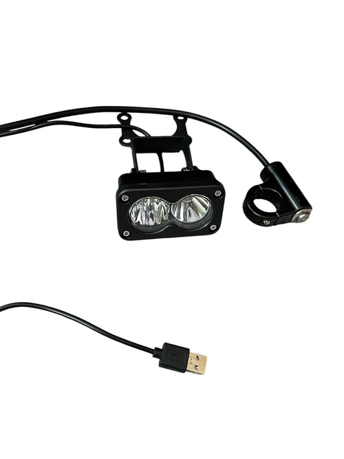 TSR Moto Baja USB E-Bike/E-Moto Light - Powerful Compact USB-Powered Lighting Solution with Continuous Operation for Electric Vehicles